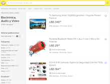 Tablet Screenshot of electronica.mercadolibre.com.ec