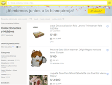 Tablet Screenshot of coleccionables.mercadolibre.com.pe