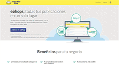 Desktop Screenshot of eshops.mercadolibre.com.mx