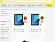 Tablet Screenshot of computacion.mercadolibre.com.ve