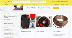 Desktop Screenshot of electronica.mercadolibre.com.ve