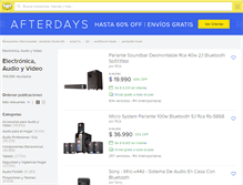 Tablet Screenshot of electronica.mercadolibre.cl