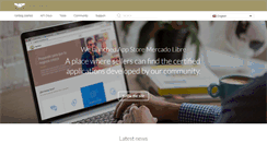 Desktop Screenshot of developers.mercadolibre.com