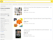 Tablet Screenshot of coleccionables.mercadolibre.com.ec