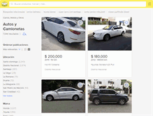 Tablet Screenshot of carros.mercadolibre.com.do