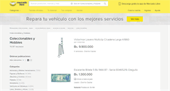 Desktop Screenshot of coleccionables.mercadolibre.com.ve