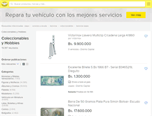 Tablet Screenshot of coleccionables.mercadolibre.com.ve