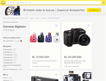 Tablet Screenshot of camaras-digitales.mercadolibre.com.ve