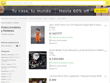 Tablet Screenshot of coleccionables.mercadolibre.com.co