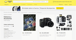 Desktop Screenshot of camaras.mercadolibre.com.ve